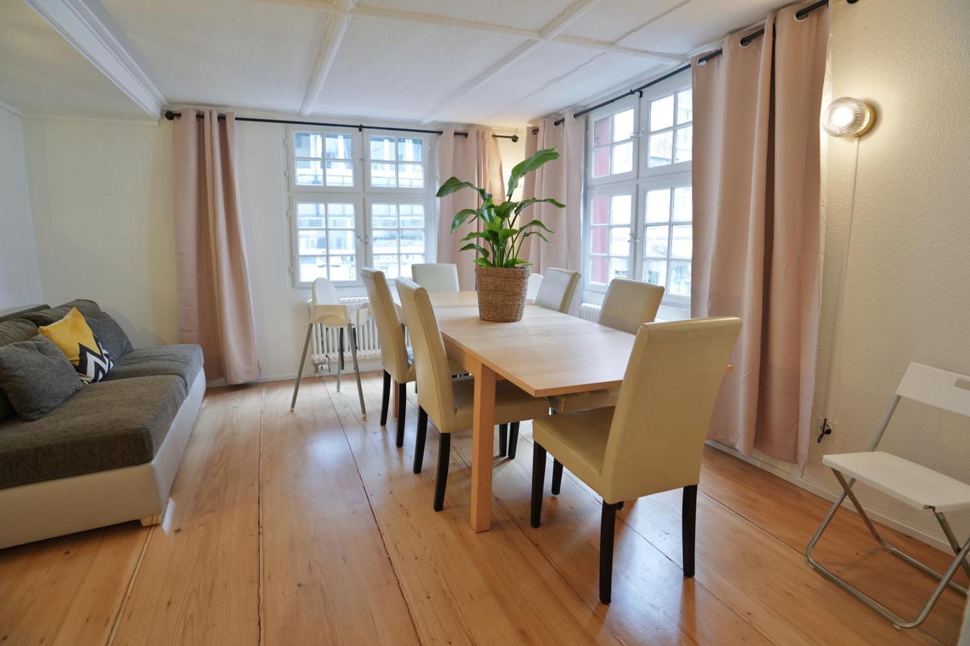 Cozy City Center, 4 Bedroom- 120Sq, 5Min Walk To Main Station Basel Dış mekan fotoğraf